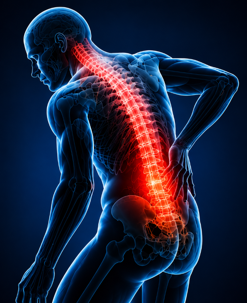 Spine anatomy illustration