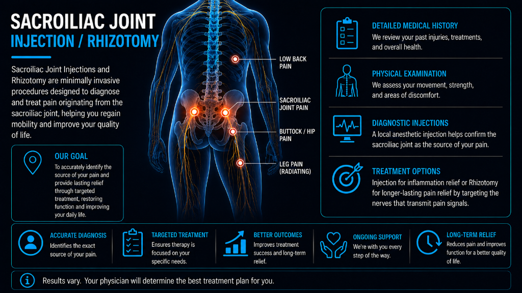 Sacroiliac Joint Injection / Rhizotomy