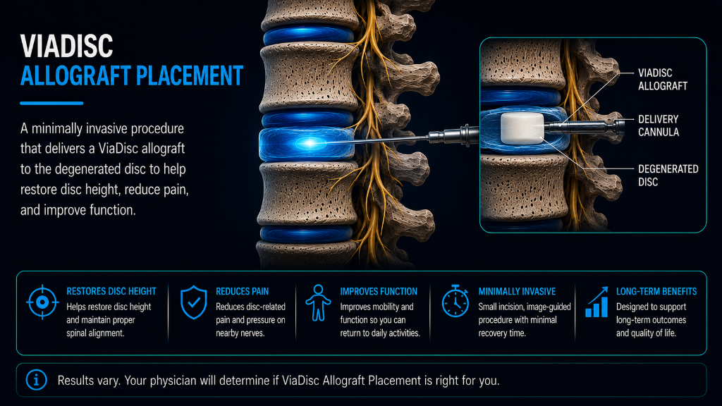 ViaDisc Allograft Placement