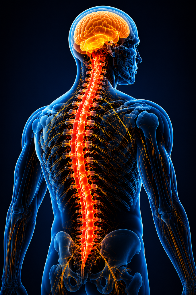 Spine anatomy illustration
