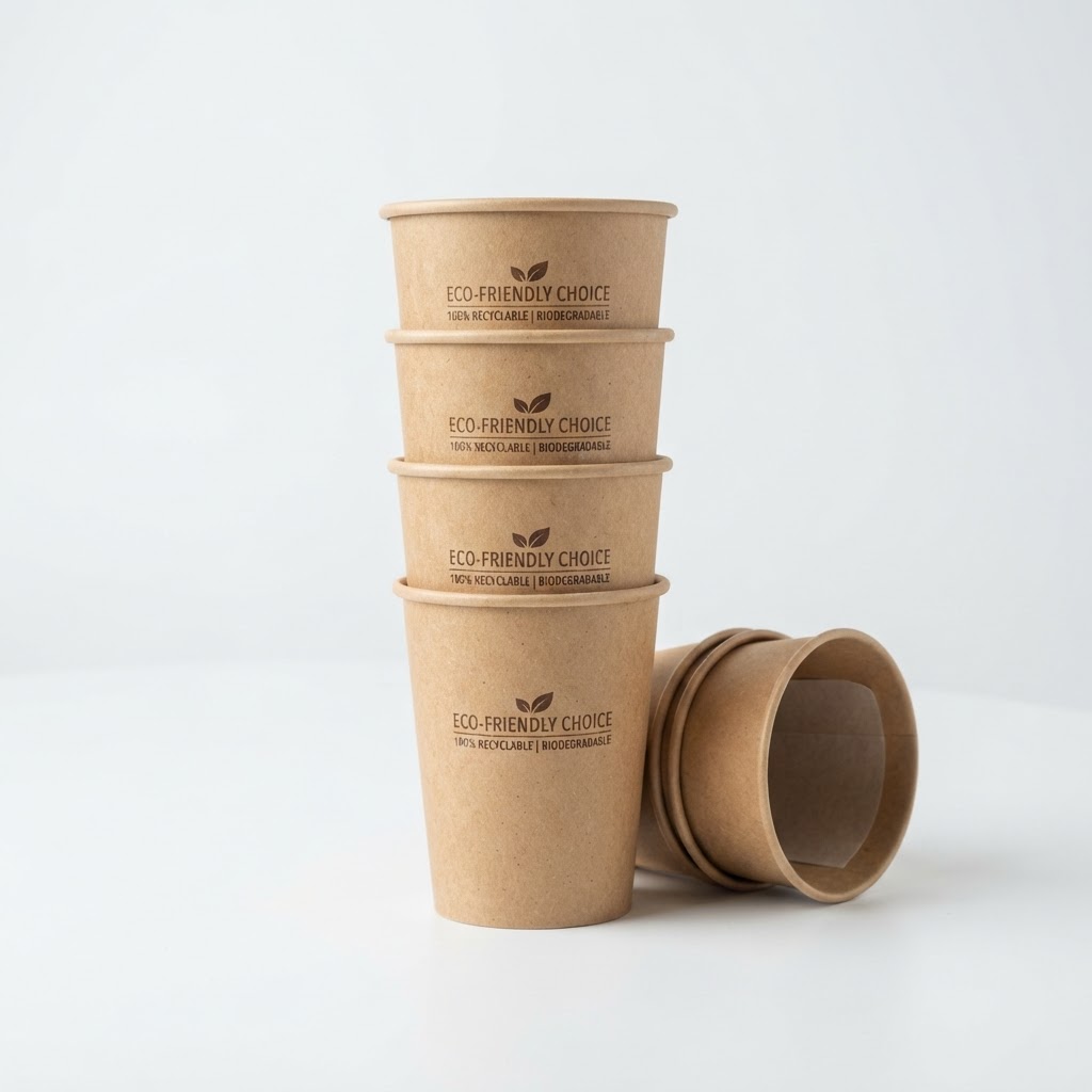 Gobelets en papier kraft double paroi