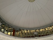 Finished rotunda dome ceiling