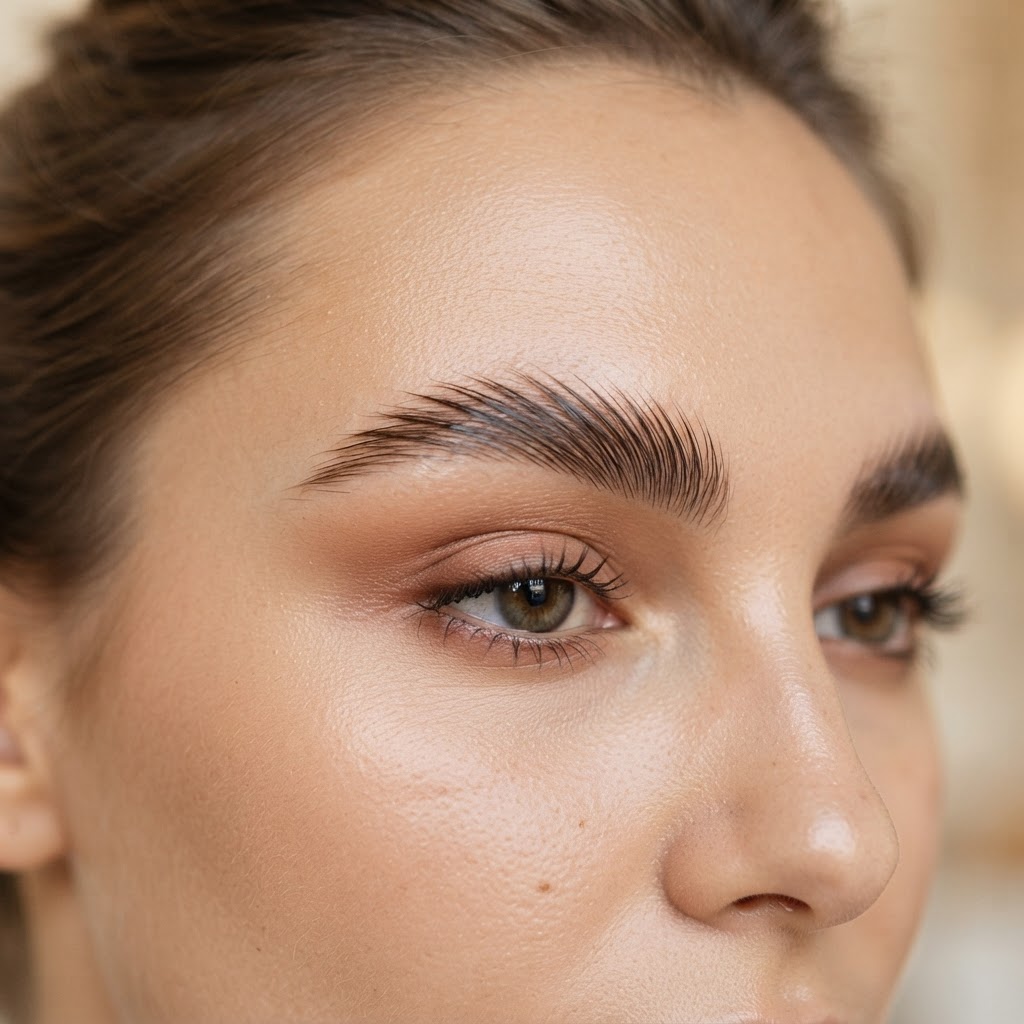 Defined eyebrow result