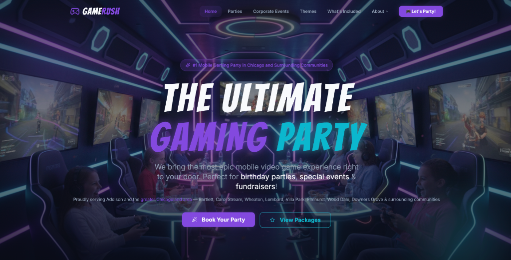 GameRush Parties