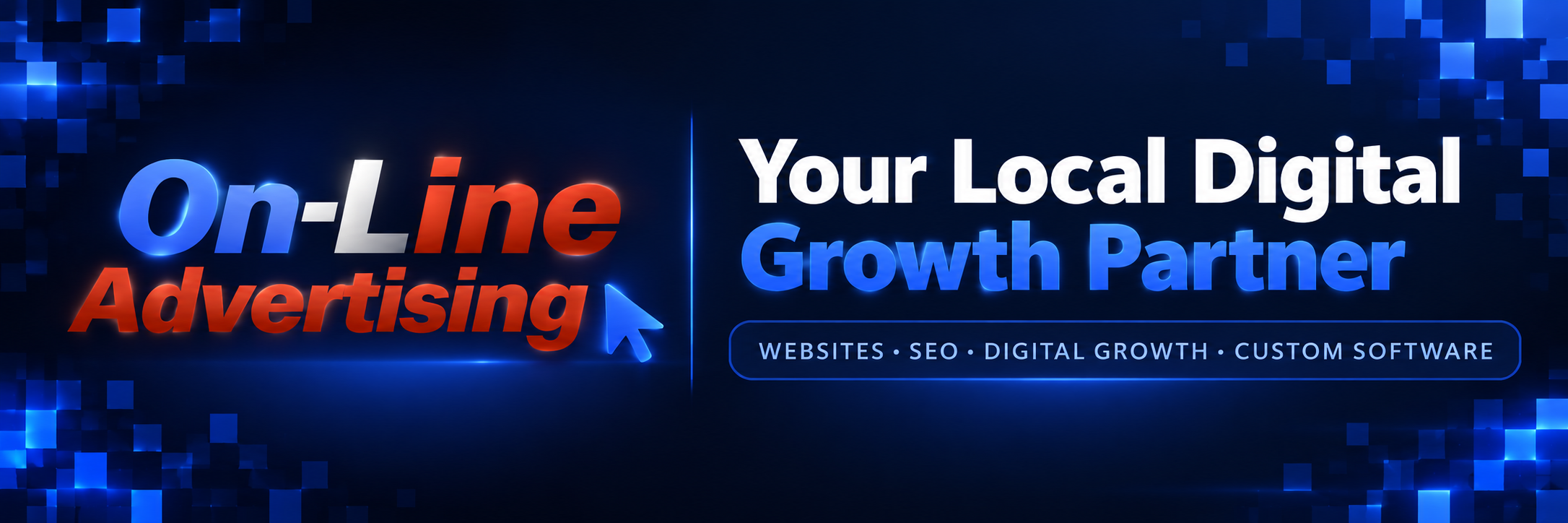 On-Line Advertising — Your Local Digital Growth Partner: websites, SEO, digital growth, custom software