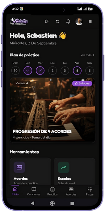 Plan de práctica en AlabaApp