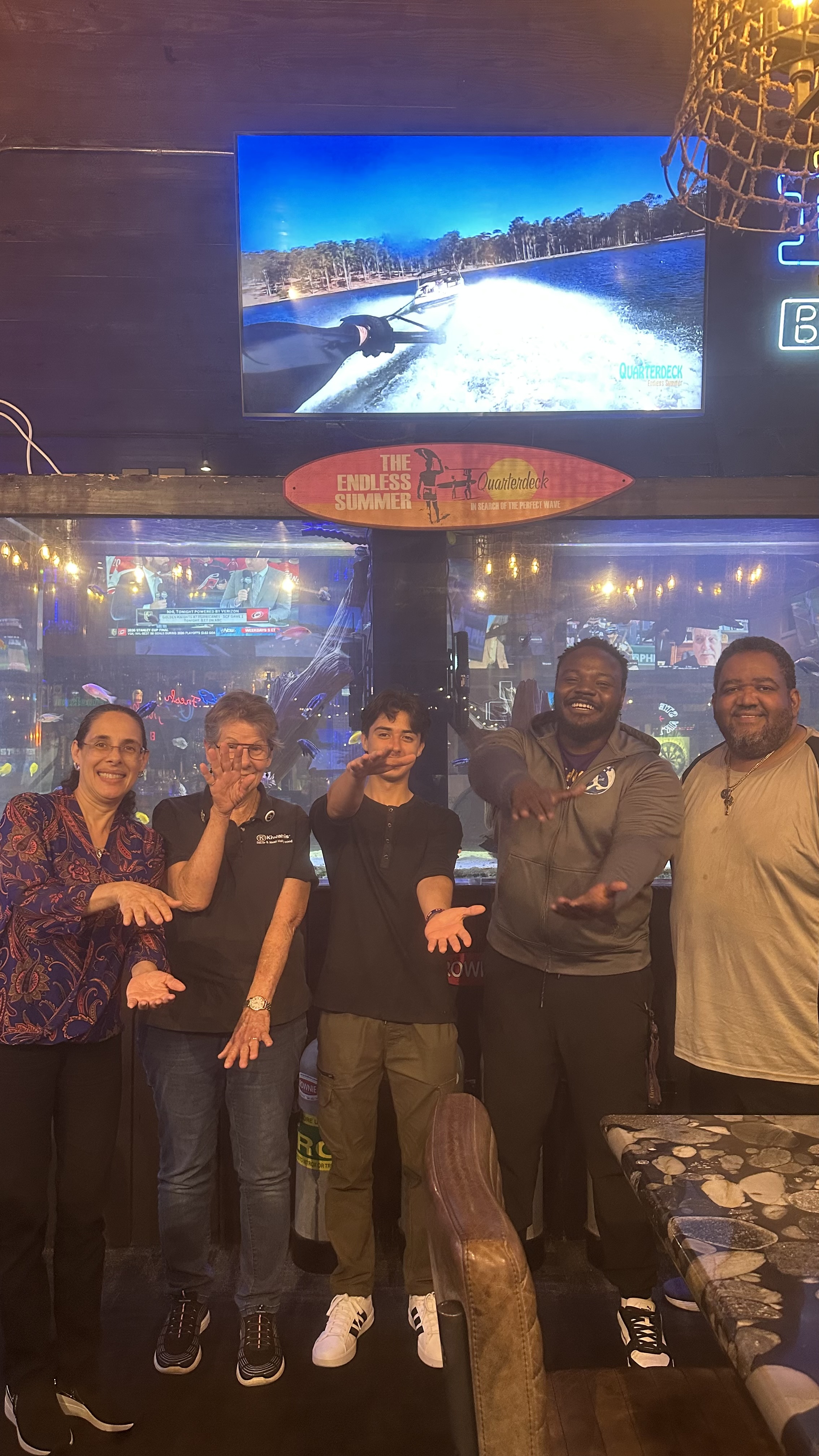 Quarterdeck meet-up with friends of the campaign