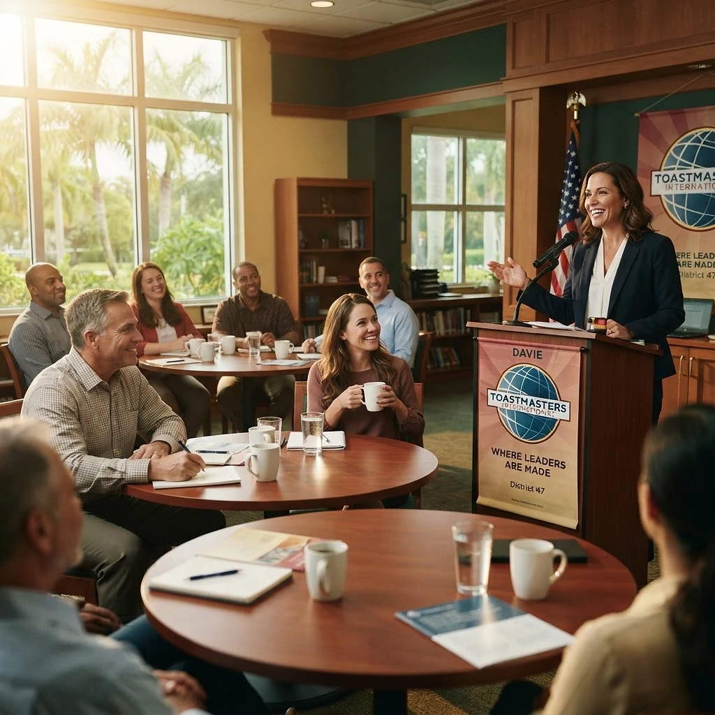 Davie Toastmasters Visit