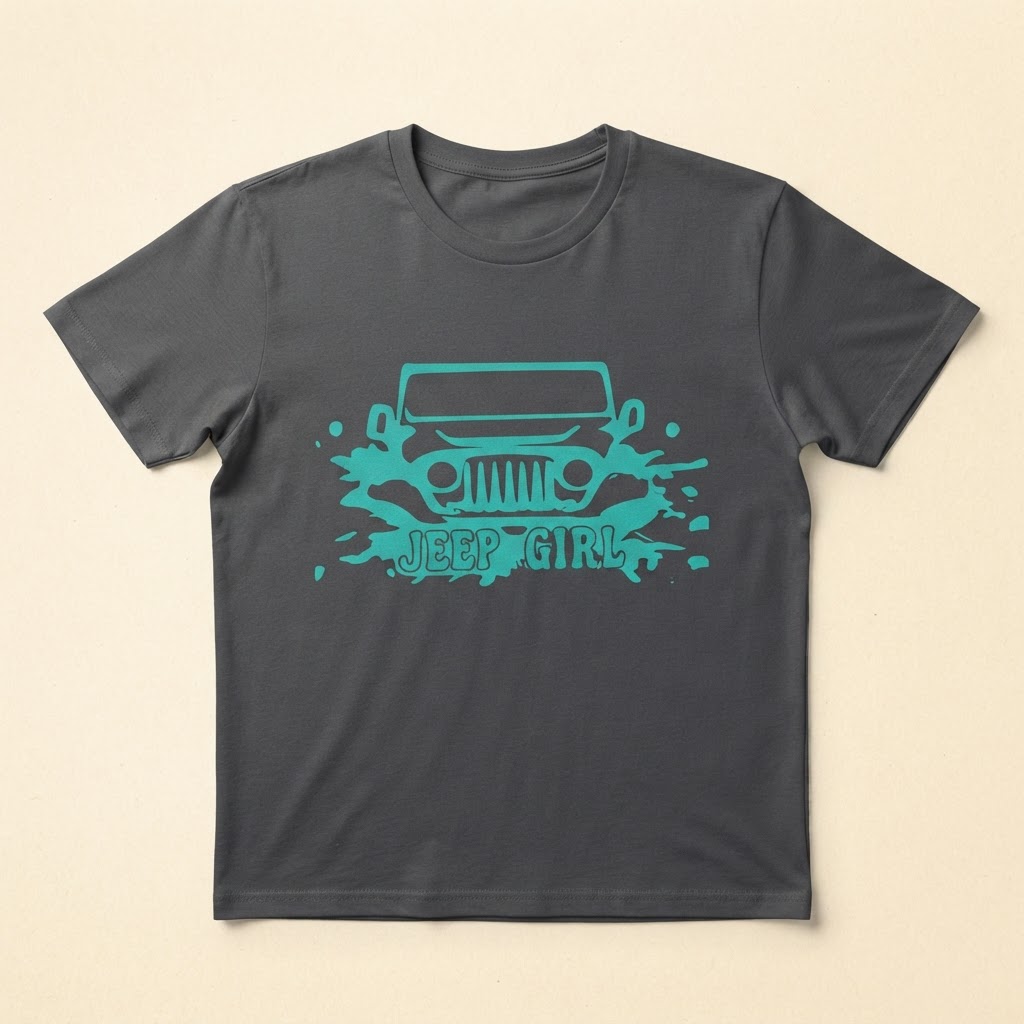 Jeep Girl Banner Tee
