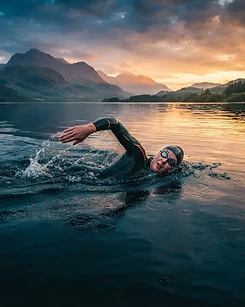 A long-distance swim