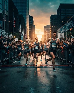 A marathon or a run