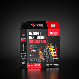 Natural Hardwood Briquettes - 22 lbs.