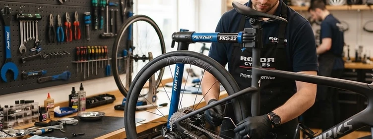 Professionelle Fahrradwerkstatt bei Rios Rad
