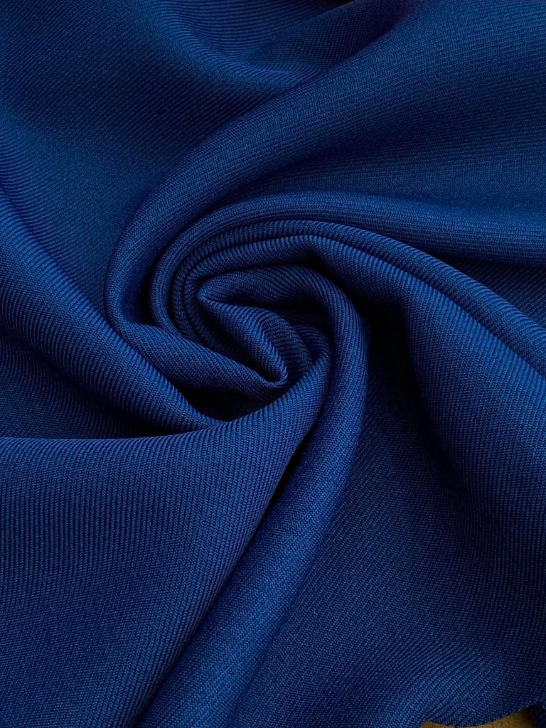 Deep Blue Waffle Weave