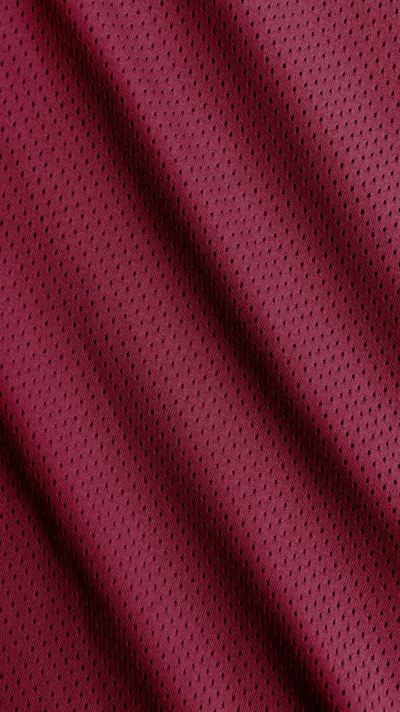 Maroon Pique Mesh