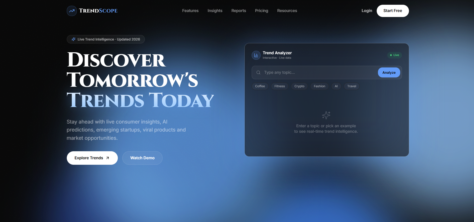 TrendScope template preview
