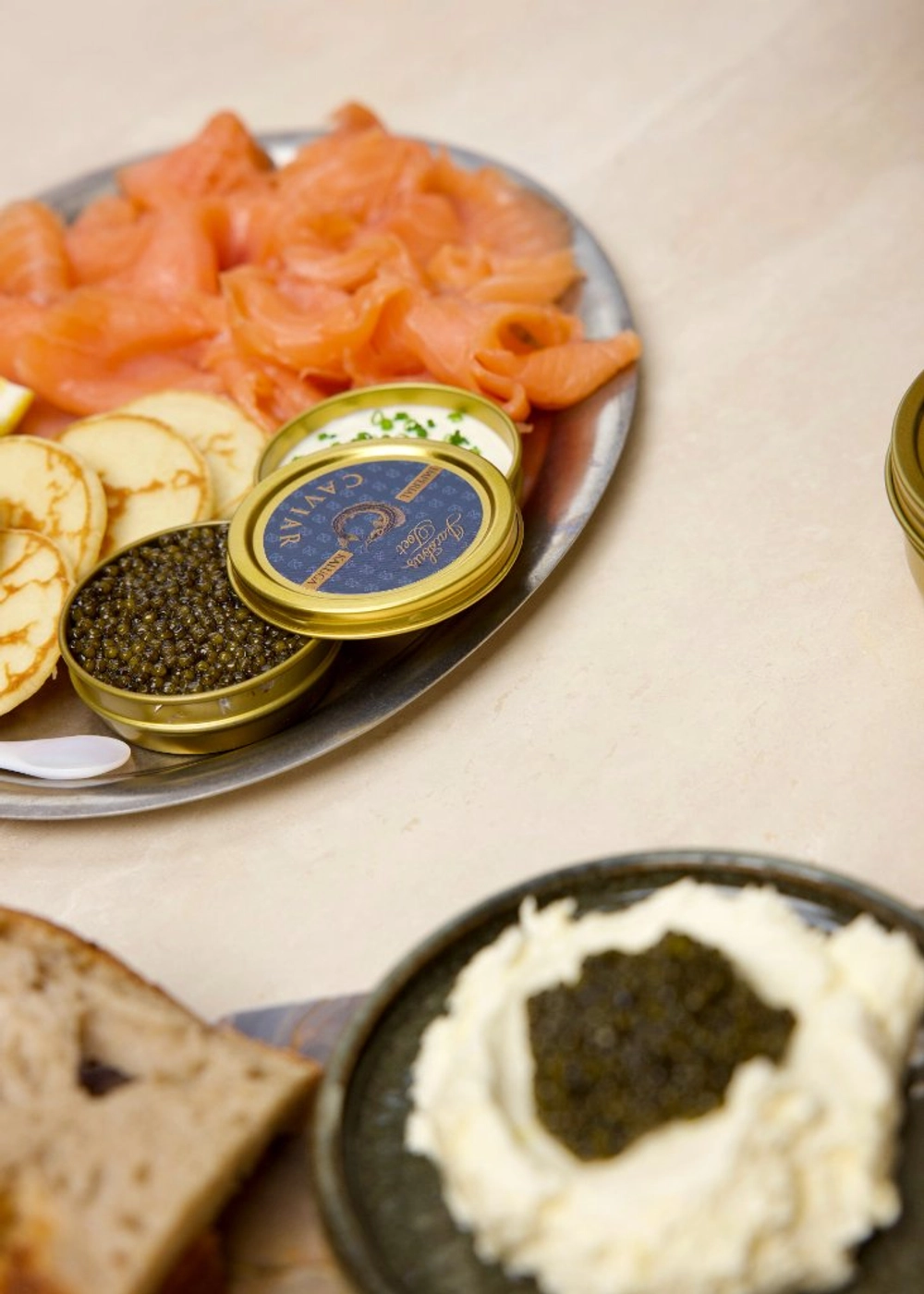 Gerookte zalm detail