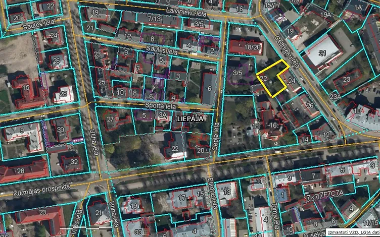 Zeme (797 kv/m ) Celtnieku ielā 22 7