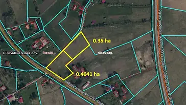 Zeme (0.35 ha un 0.4041 ha) Bernātos 2