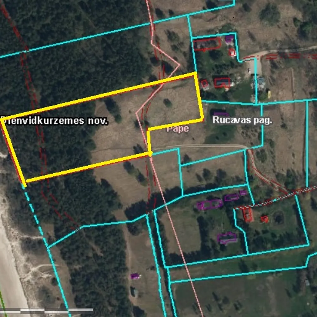 Žemė 1, 2535 ha ploto su 67,5 m jūros riba 7