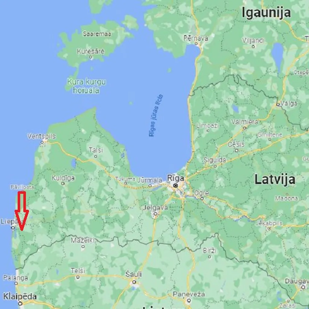 Zeme komercapbūvei 11, 53 ha pie Liepājas robežas blakus šosejai Liepāja-Rīga 7
