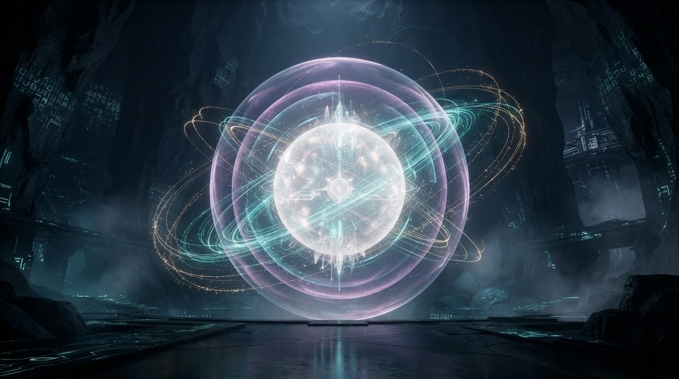 Ethereal bioluminescent cyber core