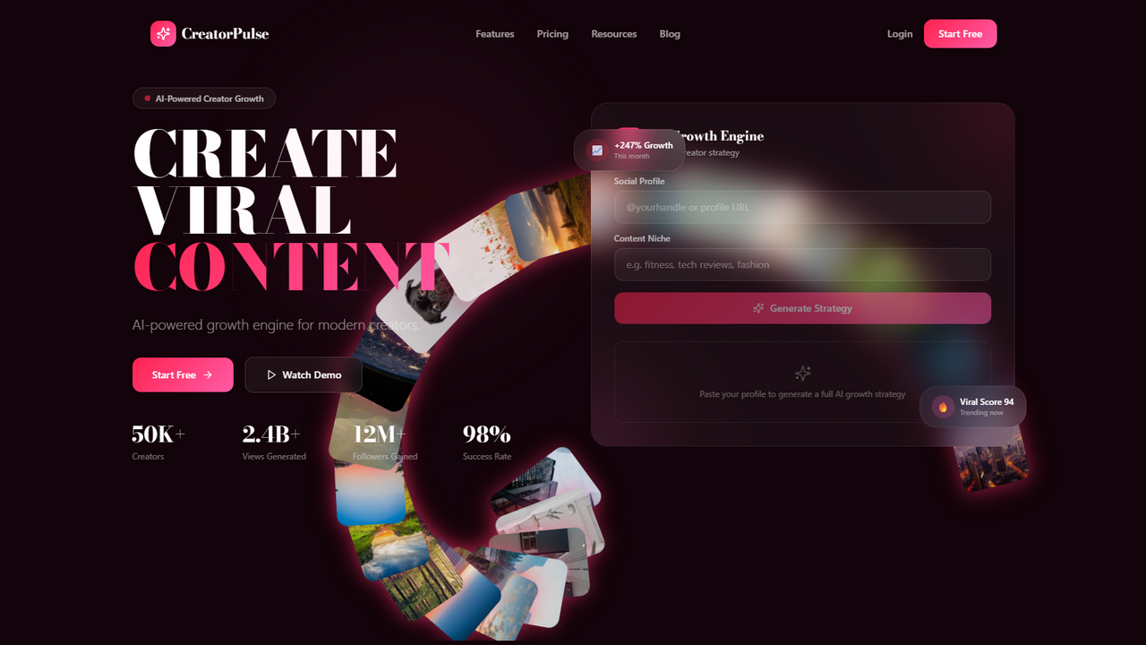 CreatorPulse template preview