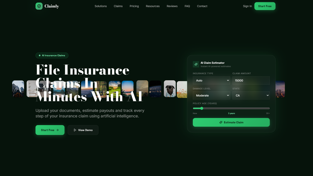 Claimlly template preview