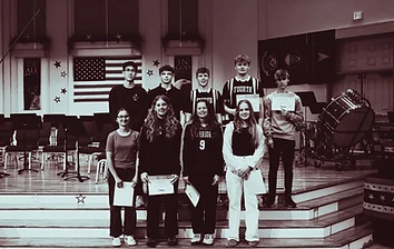 MACS students receiving festival awards