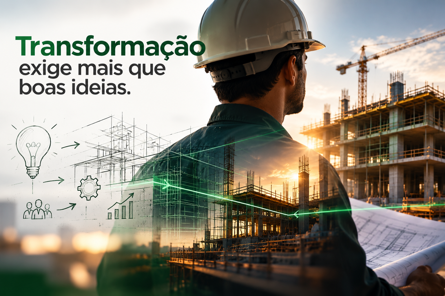 Interior amplo e iluminado de um centro de inovação contemporâneo