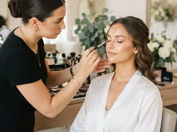 Makeup application at ProLaserSpa Paphos