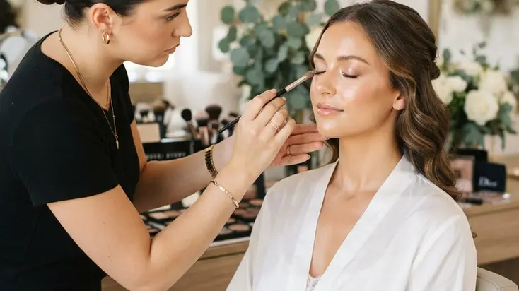 Makeup application at ProLaserSpa Paphos