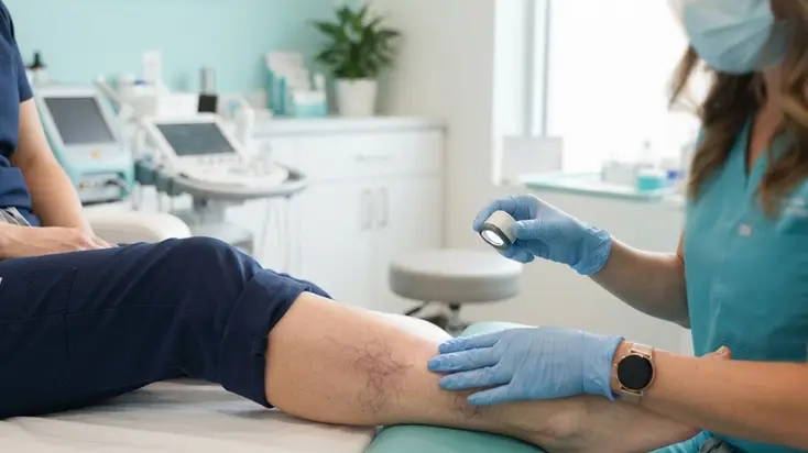 Leg vein treatment at ProLaserSpa Paphos