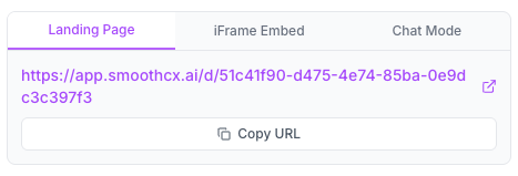 Deploy your Digital Rep — deployment dashboard