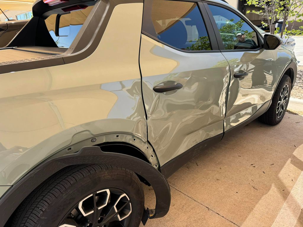 Truck before repair