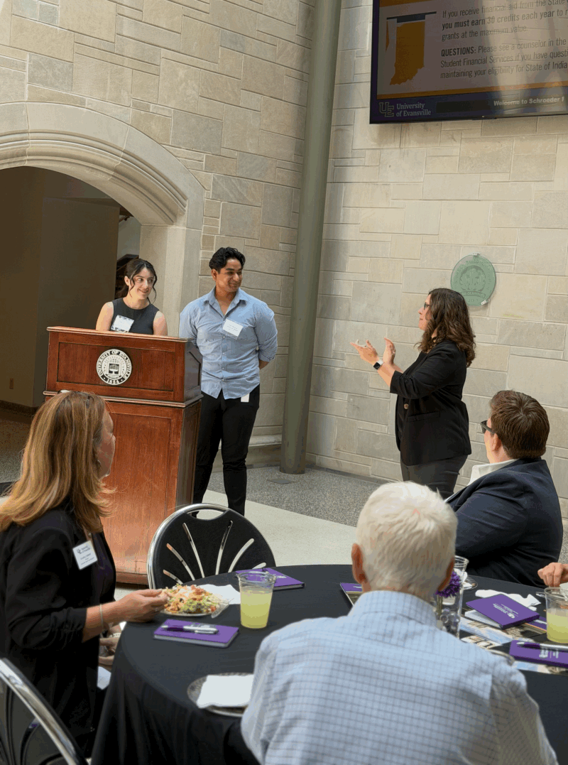 Community partner event at the University of Evansville