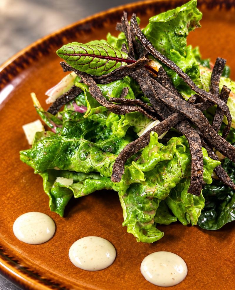 Plated salad made with We Grow Aces lettuce