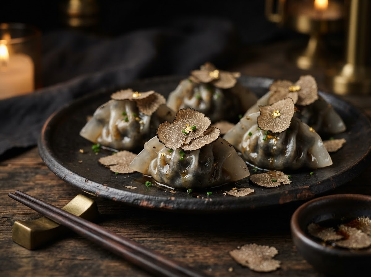 Black Truffle Dumplings