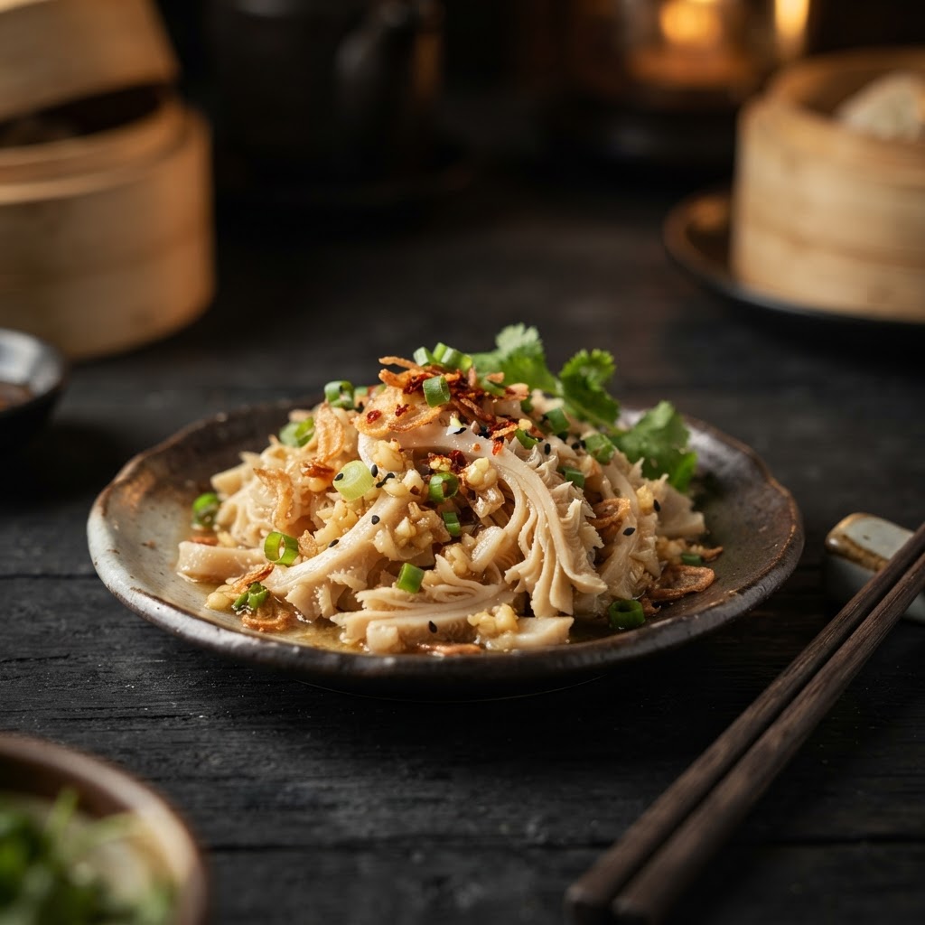 Beef Omasum w/ Shallot & Garlic