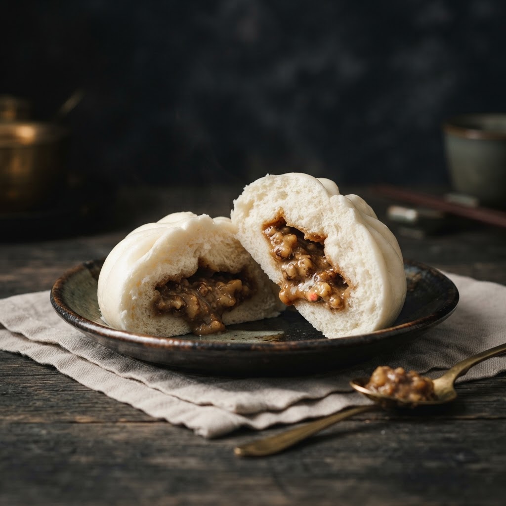 Walnut Paste Bun (2pcs)