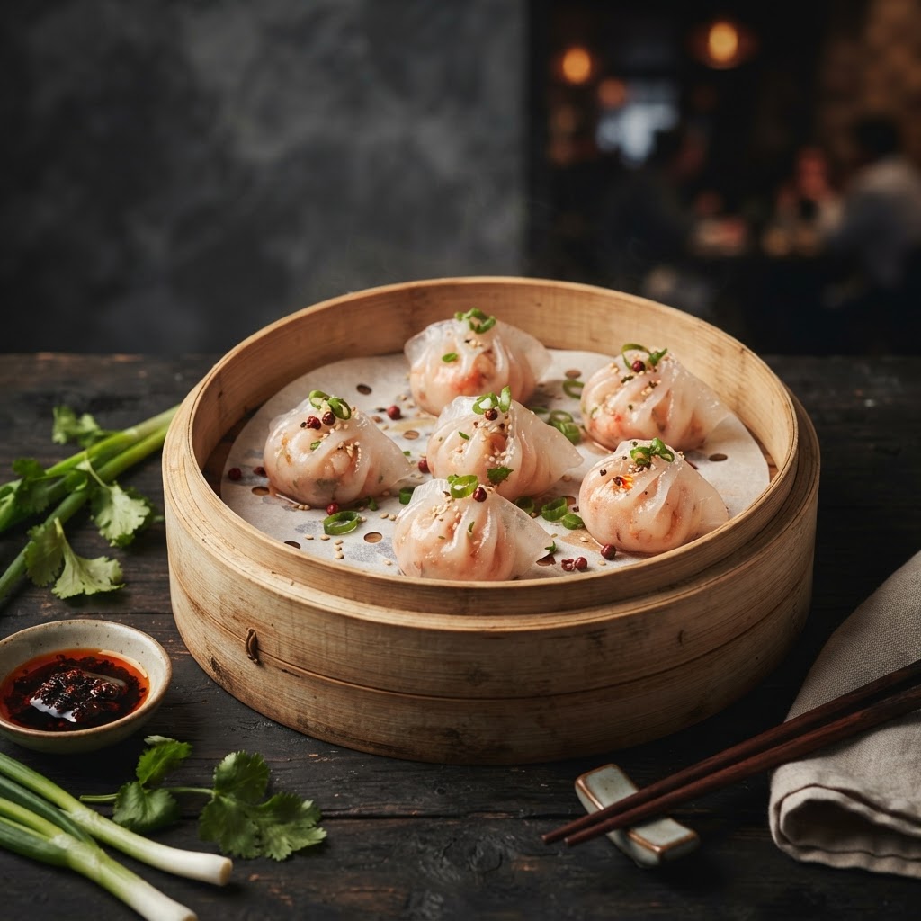 Sichuan Pepper Shrimp Dumpling (3pcs)