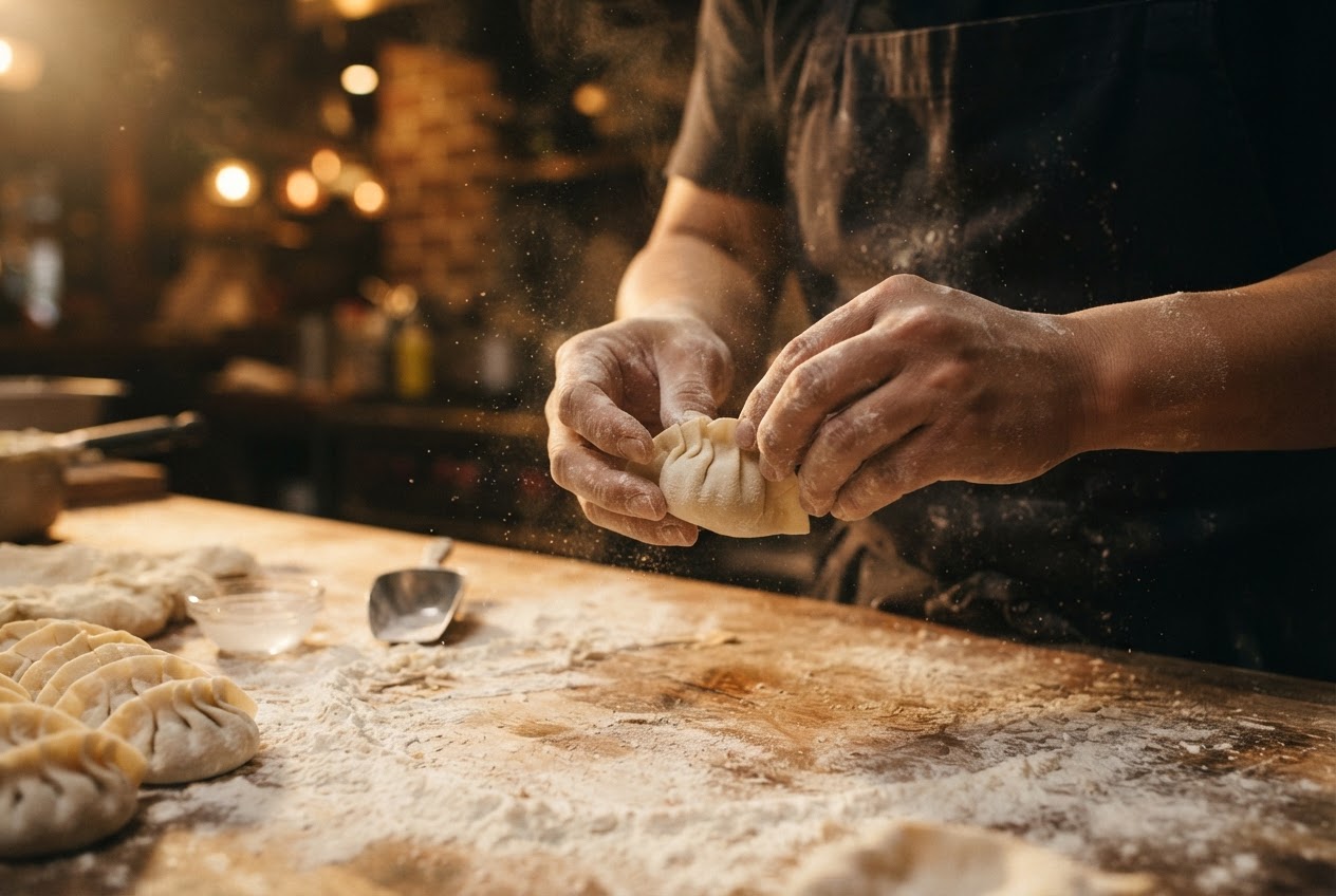 Handmade dumplings