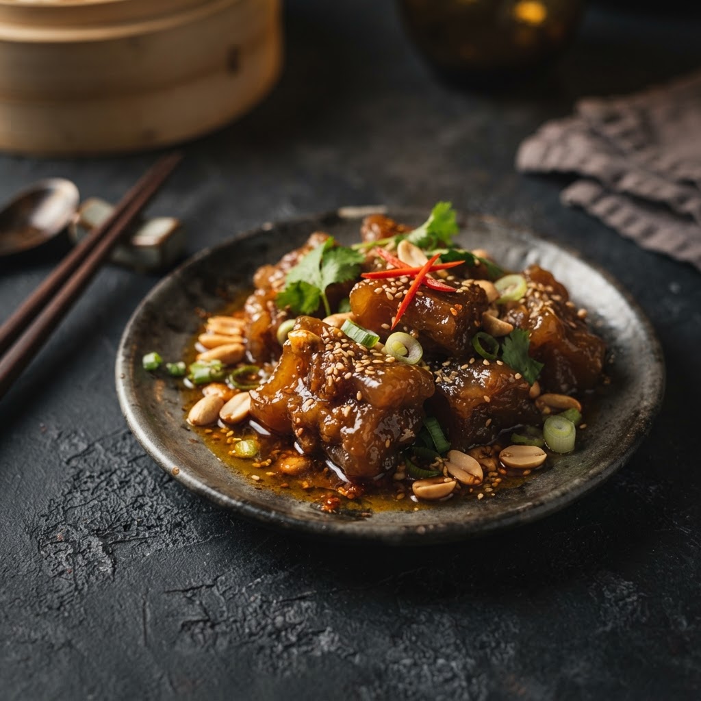 Beef Tendon w/ Satay Sauce