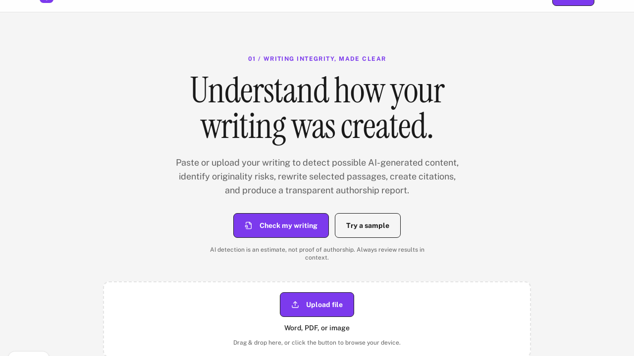 Content checker template preview