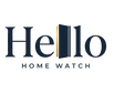 Hello Home Watch — Clean Door wordmark
