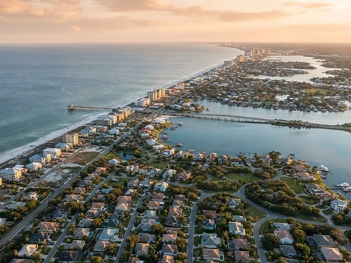 Pensacola Florida coastline