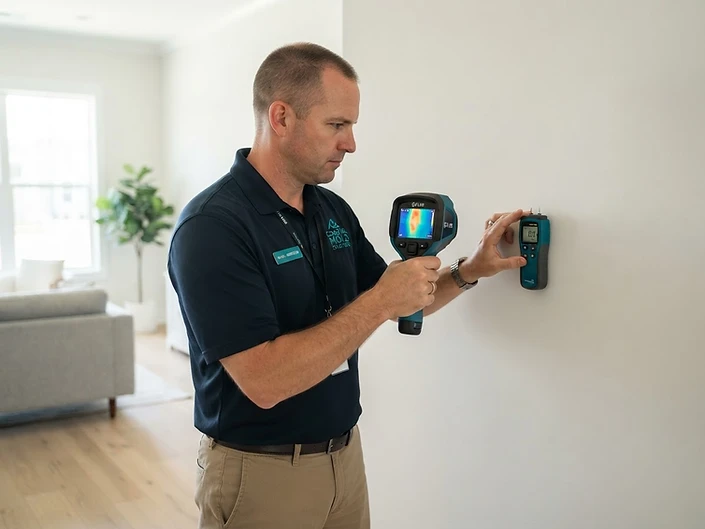911 Mold and Water Medic Pensacola inspection