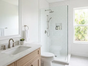 Bathroom Wall Restoration after remediation