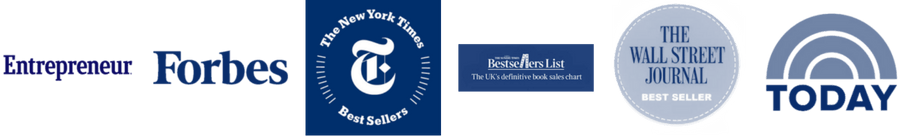 Bestseller and media badges