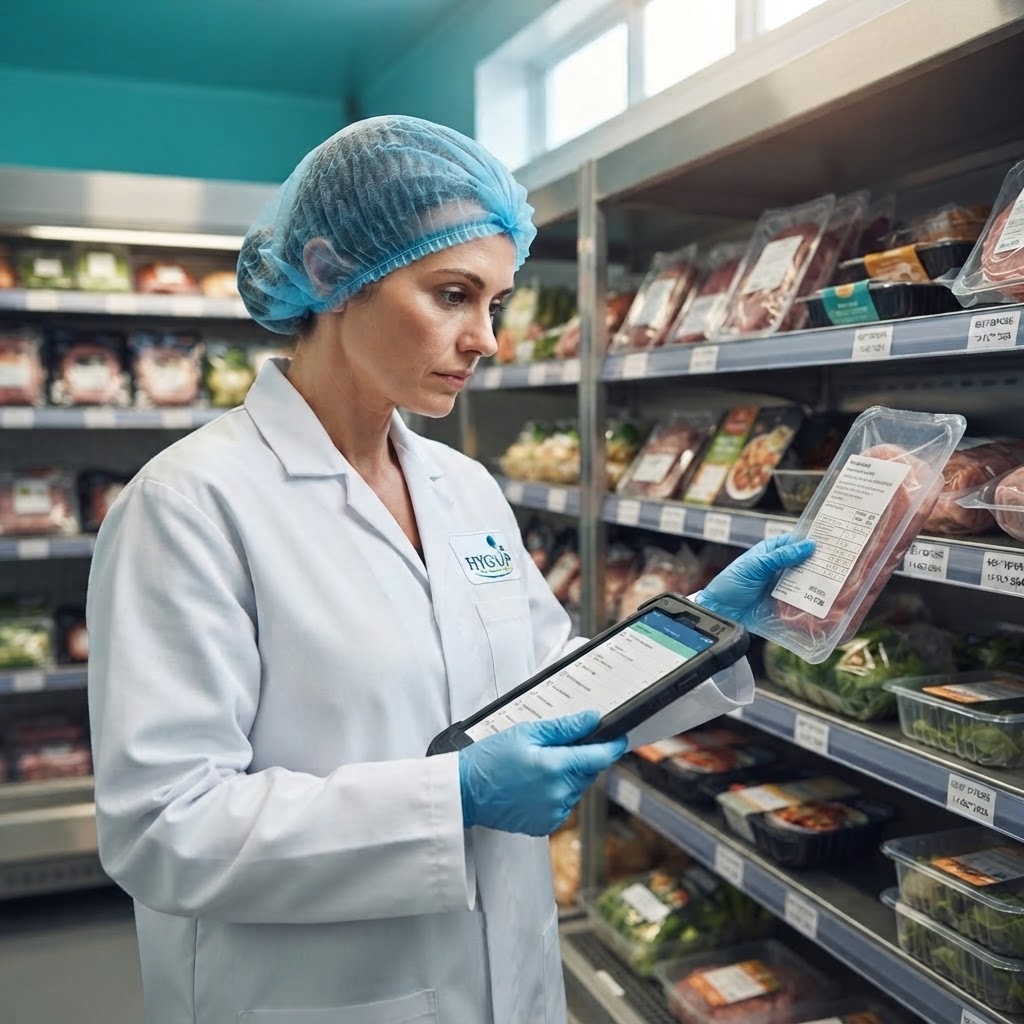 Expert HYGIUP lors d'un audit d'hygiène